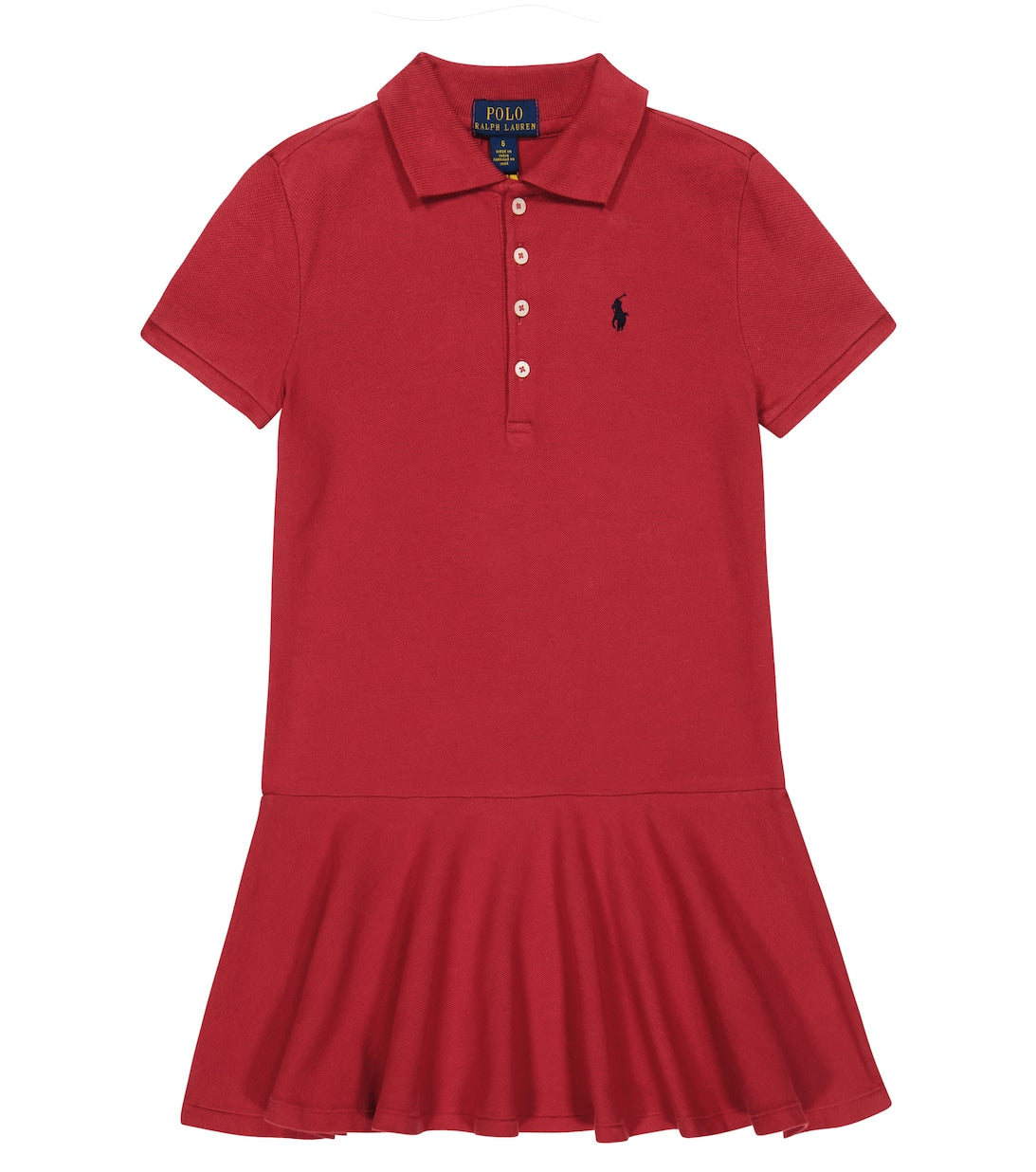 Polo Ralph Lauren cotton polo dress, red