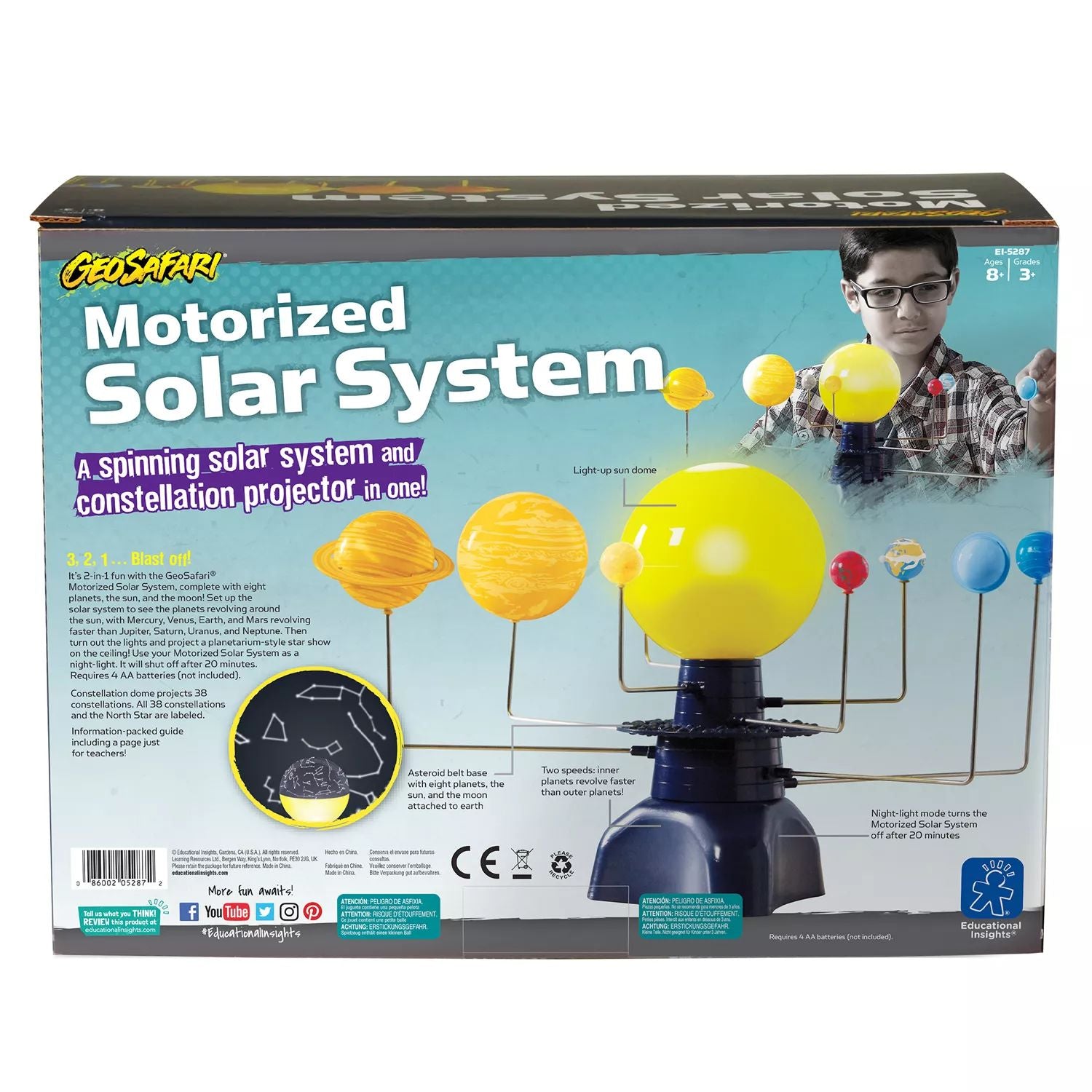 Educational Ideas Motorized Solar System GeoSafari Educational Insights