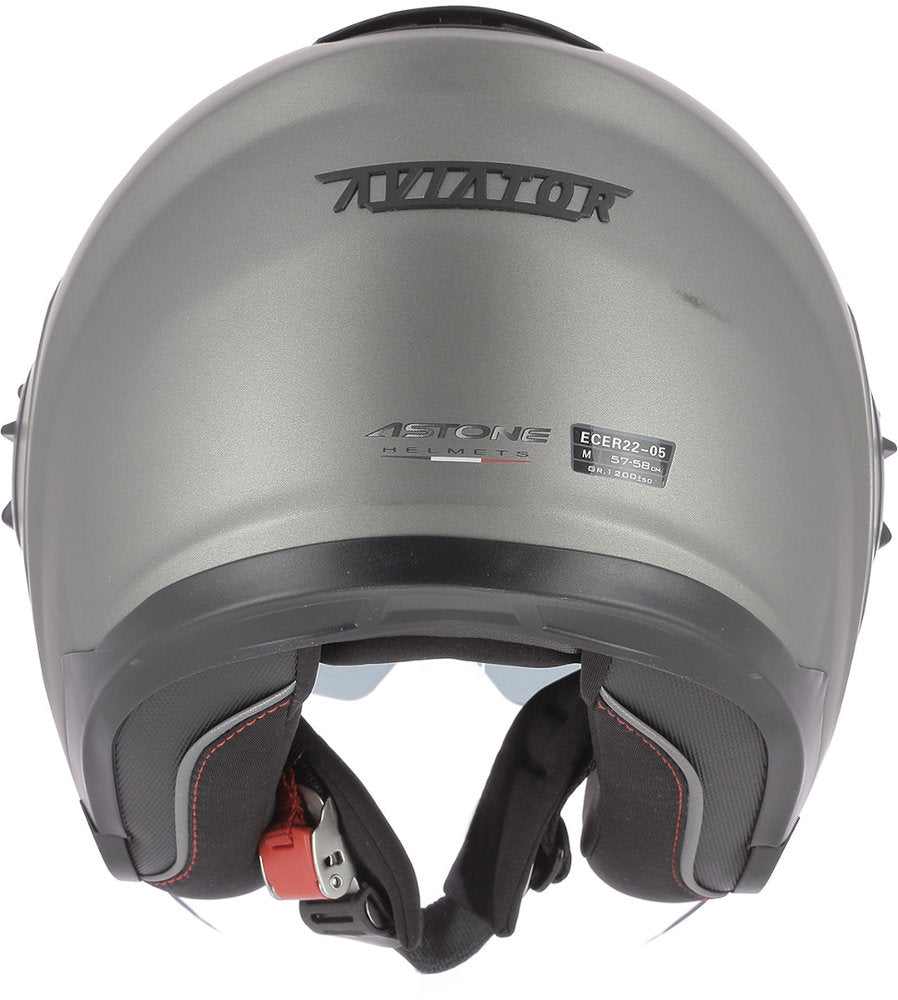 Aviator Jet Helmet Astone, matt/pistol