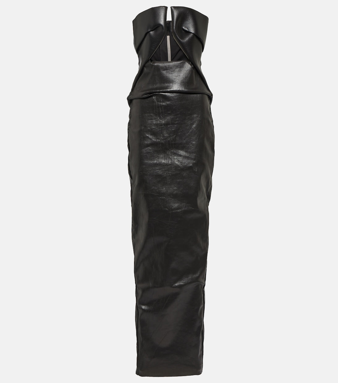 Rick Owens strapless dress, black