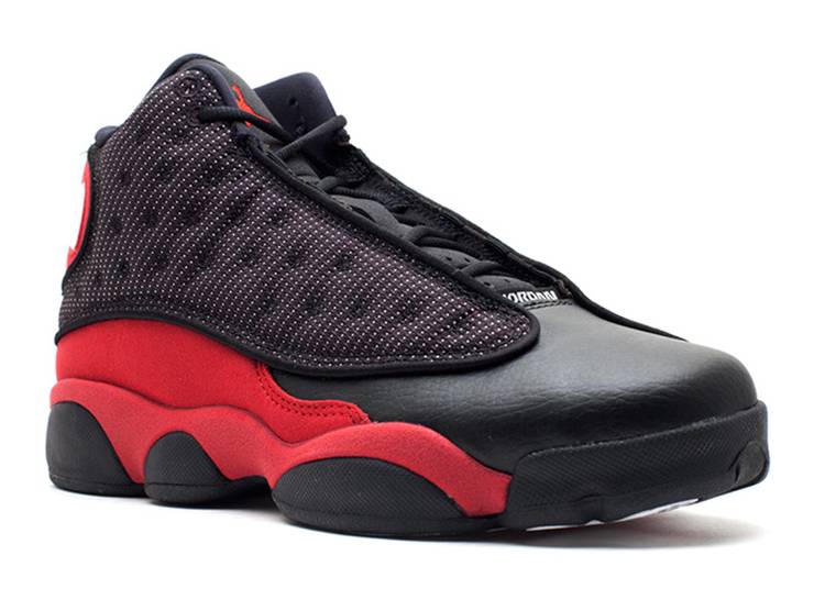 حذاء رياضي AIR JORDAN 13 RETRO GS 'BRED' 2013، أسود