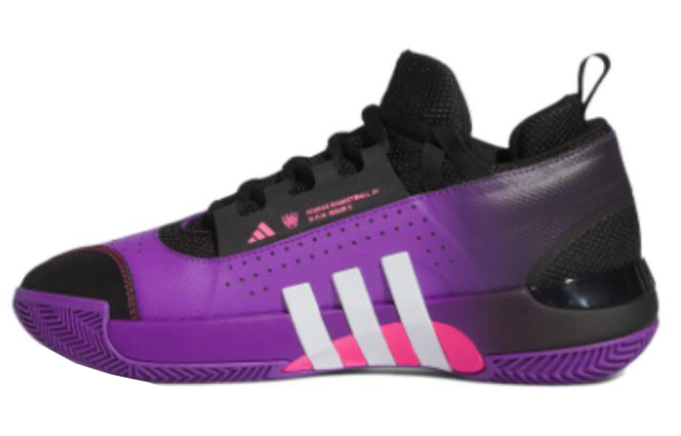 Adidas DON Issue #5 Men's Basketball Shoes, Purple/Black