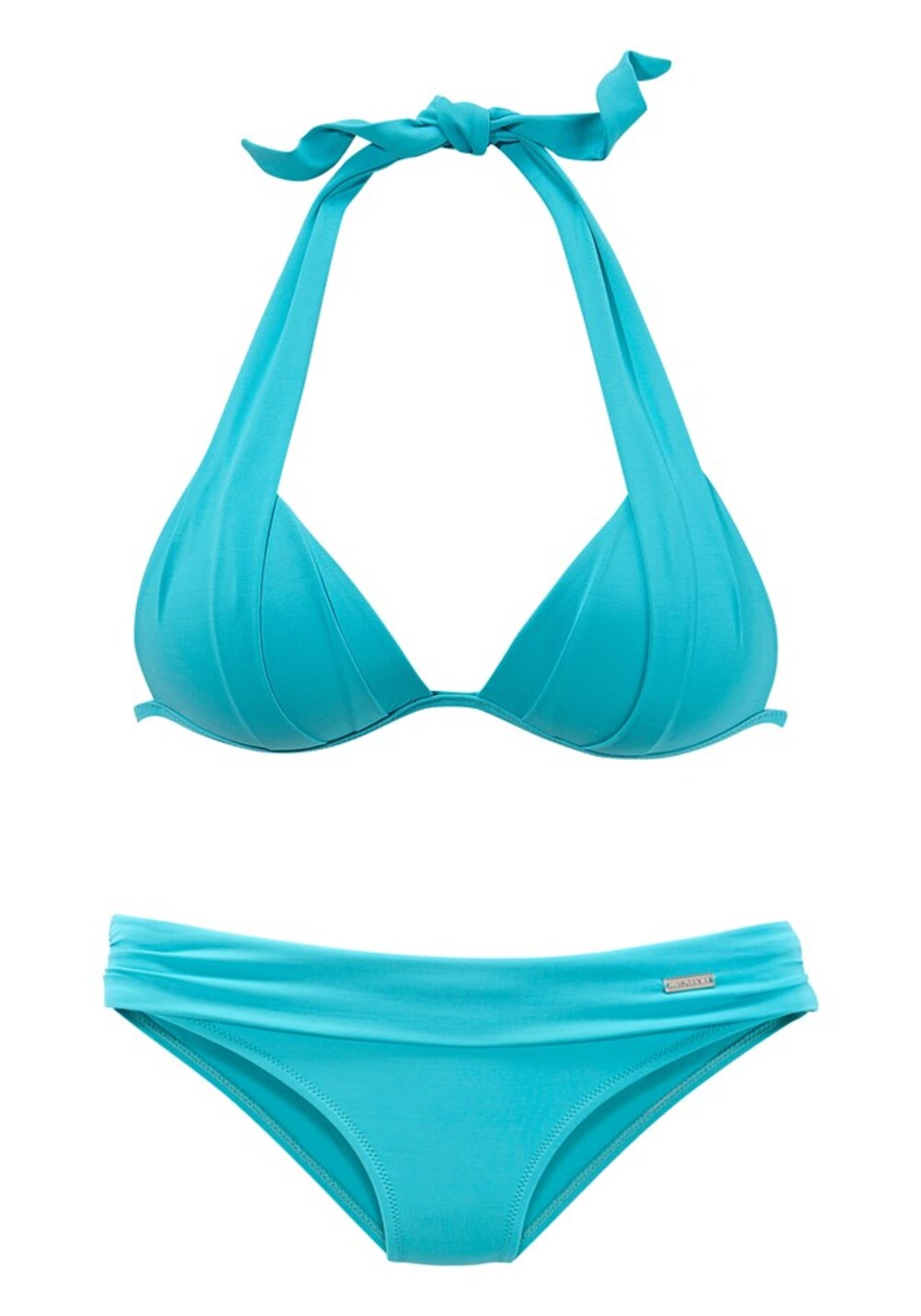 Lascana triangle bikini, neon blue