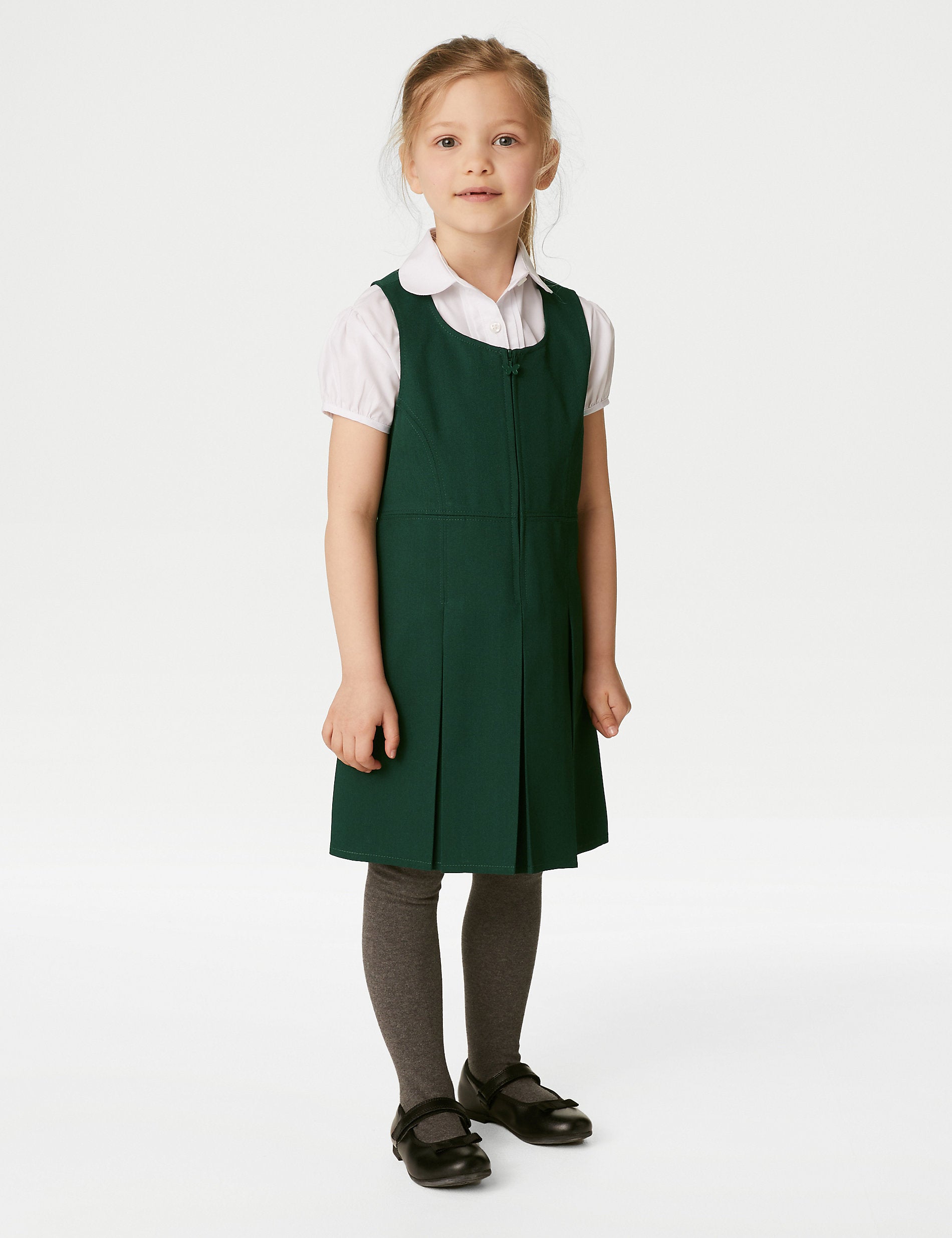 School pleated sundress for girls (2-12 years) Marks & Spencer