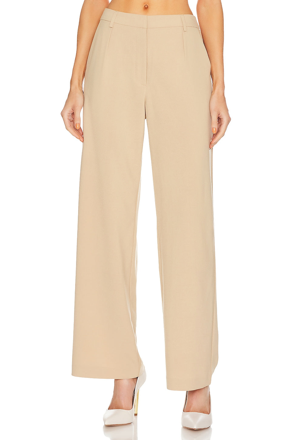 Bardot Callista trousers, beige