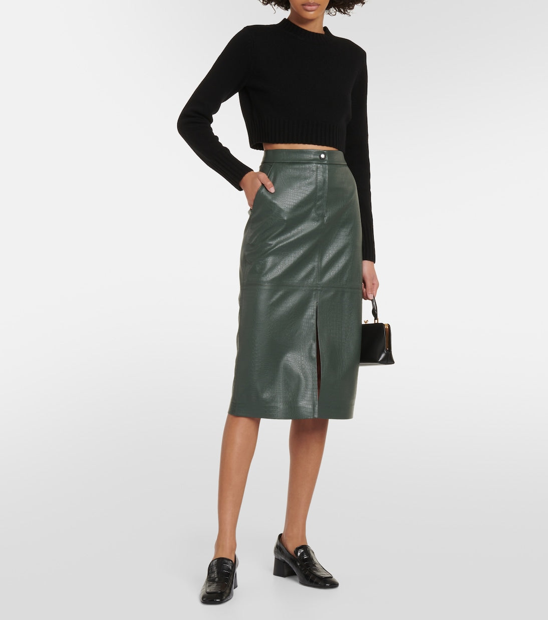 Ethel midi skirt Max Mara, green