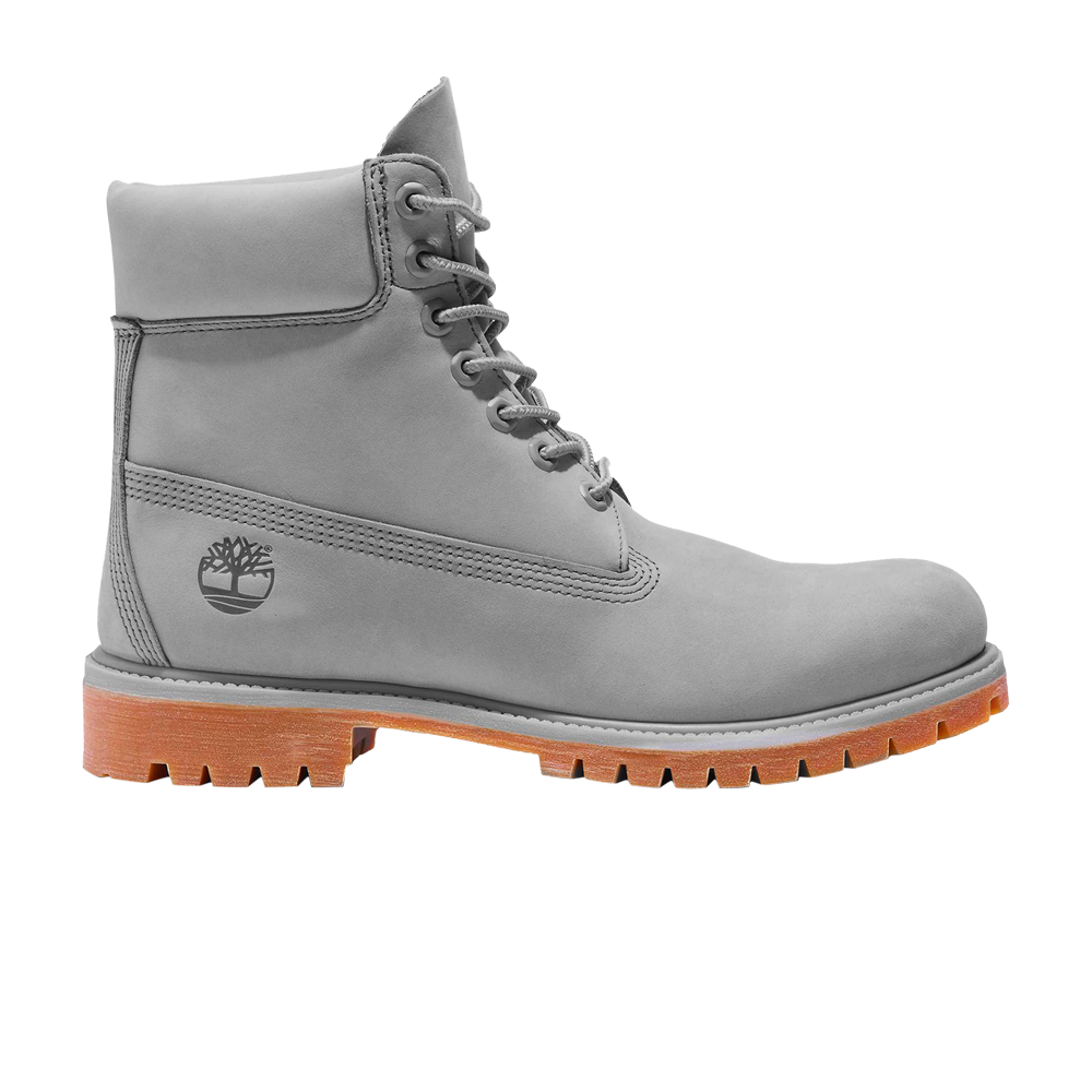 حذاء Timberland Premium مقاس 6 بوصات، باللون الرمادي