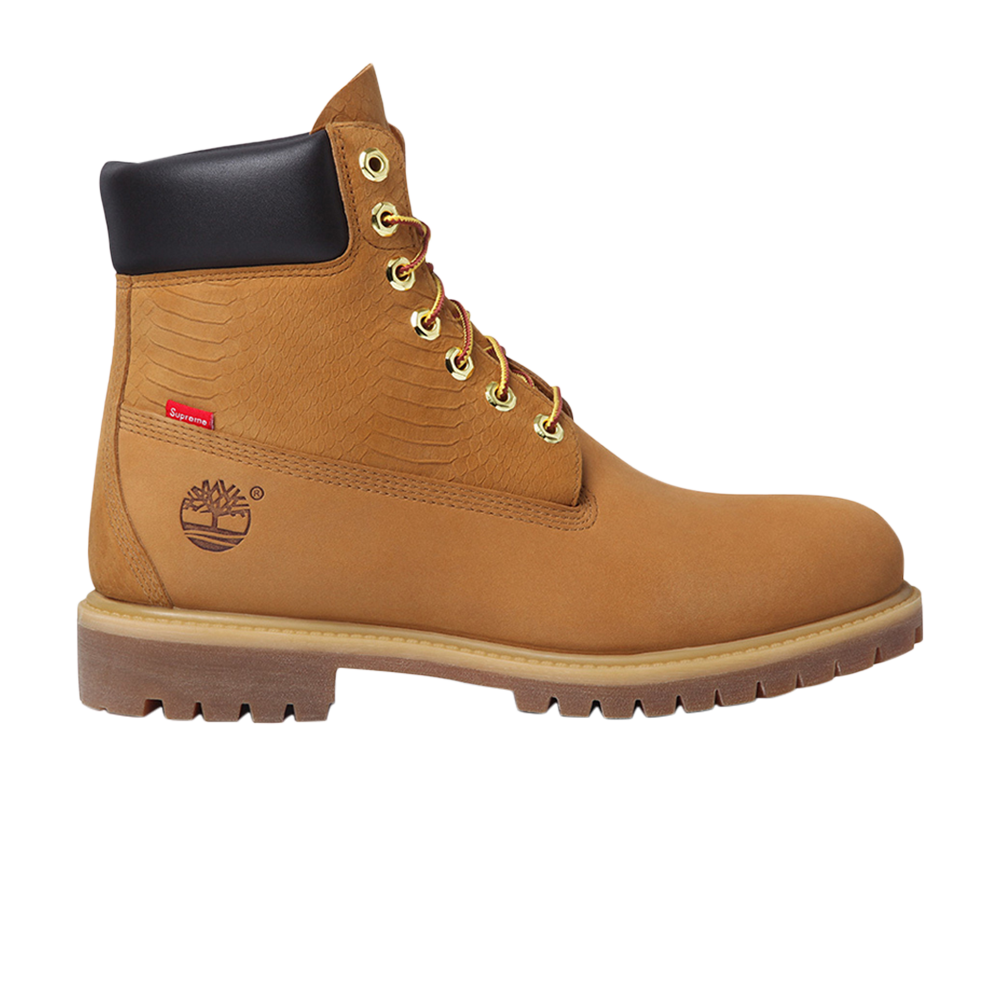 حذاء Supreme x 6 Inch Premium من Timberland، بني