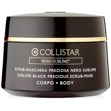 Exfoliating body mask Sublime Black Precious, 450 ml, Collistar