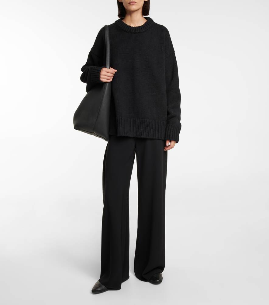 Ophelia wool and cashmere sweater THE ROW, black