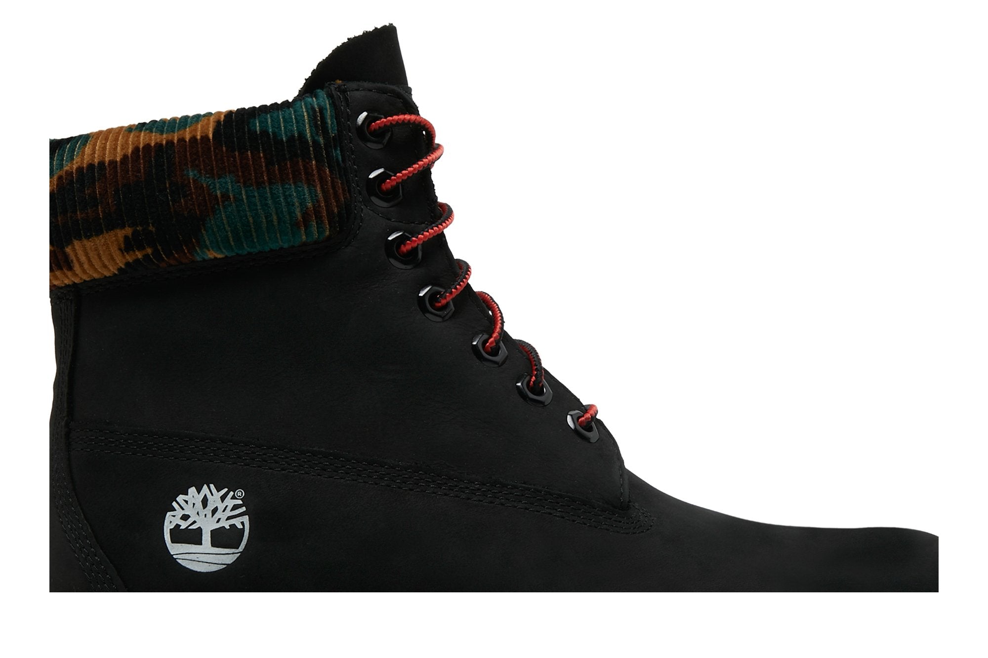 حذاء Timberland Heritage مقاس 6 بوصات مع بطانة دافئة، أسود