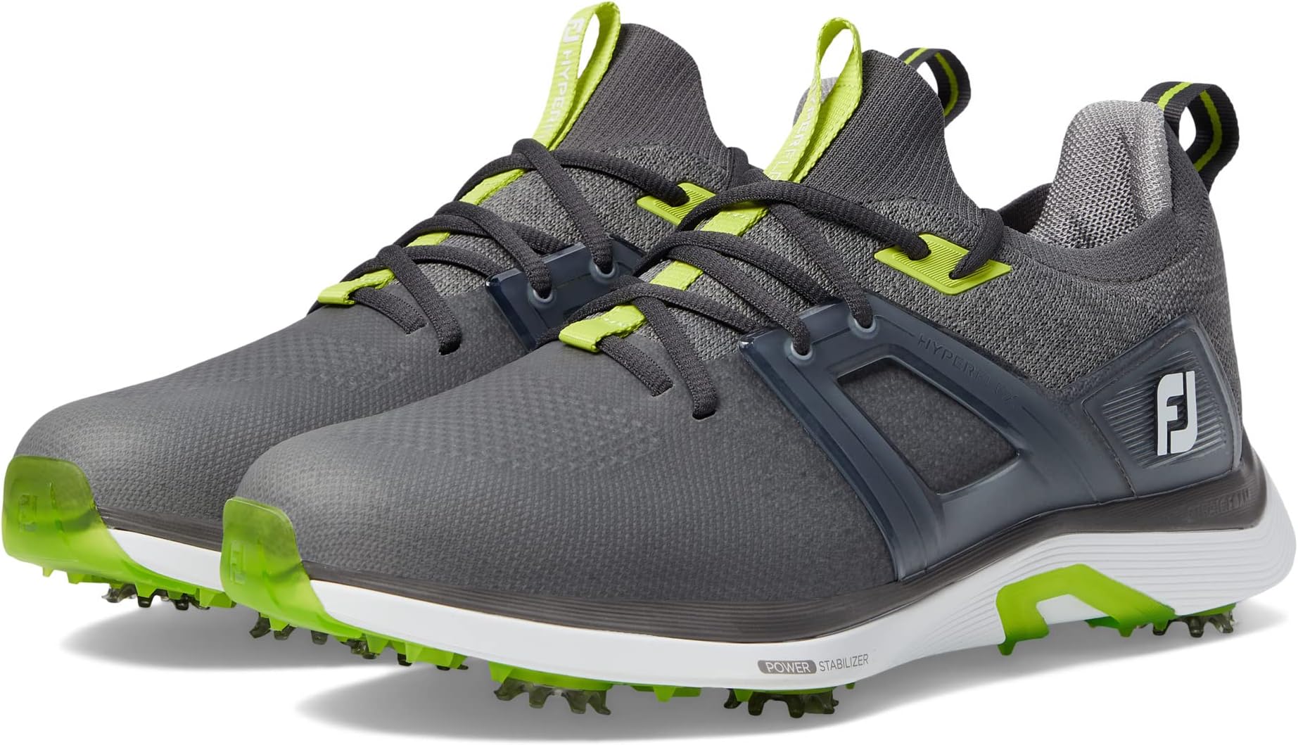 HyperFlex Golf Shoes FootJoy, Charcoal/Grey/Lime