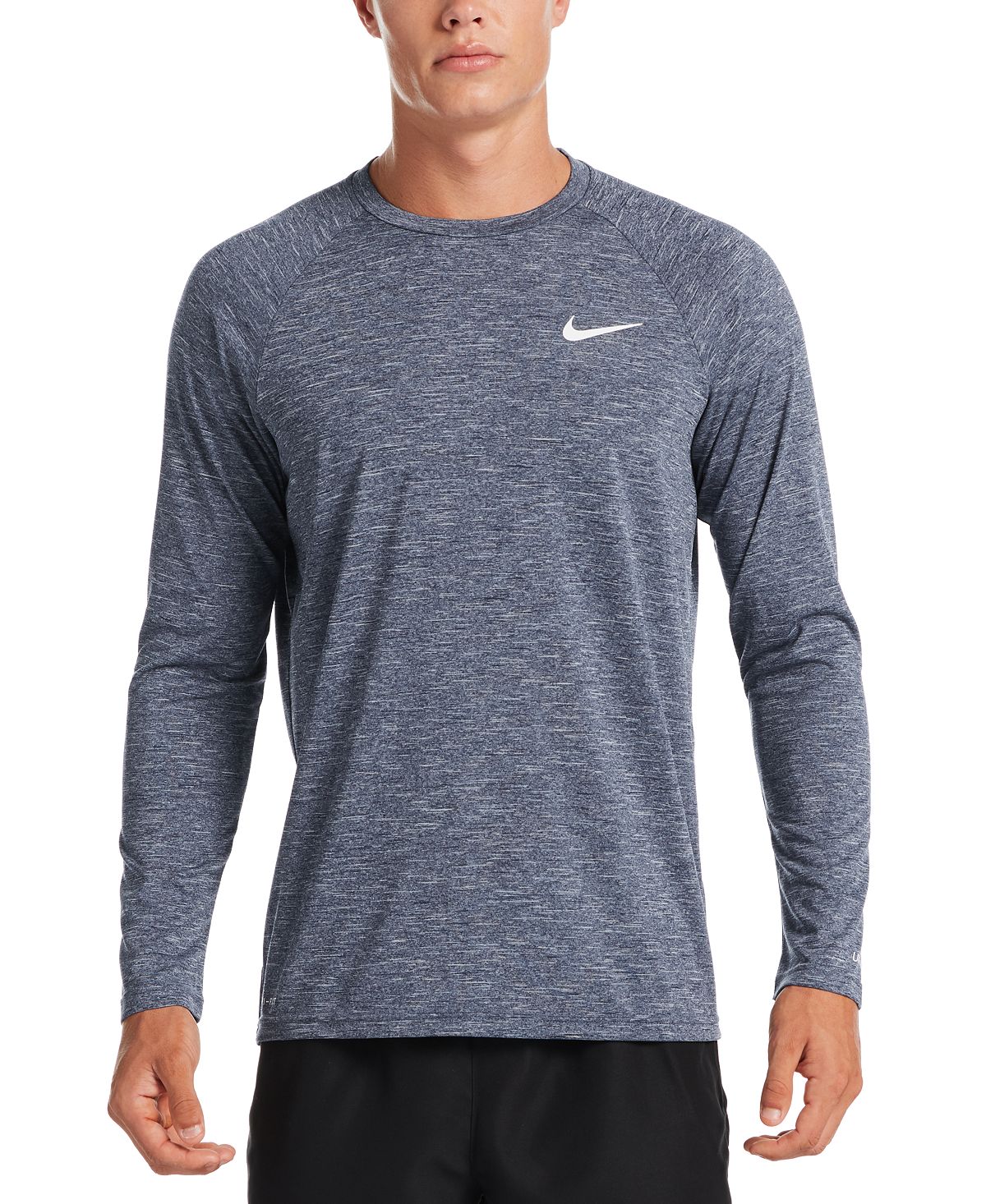 Heather Hydroguard Nike Men's Long Sleeve Swim Top