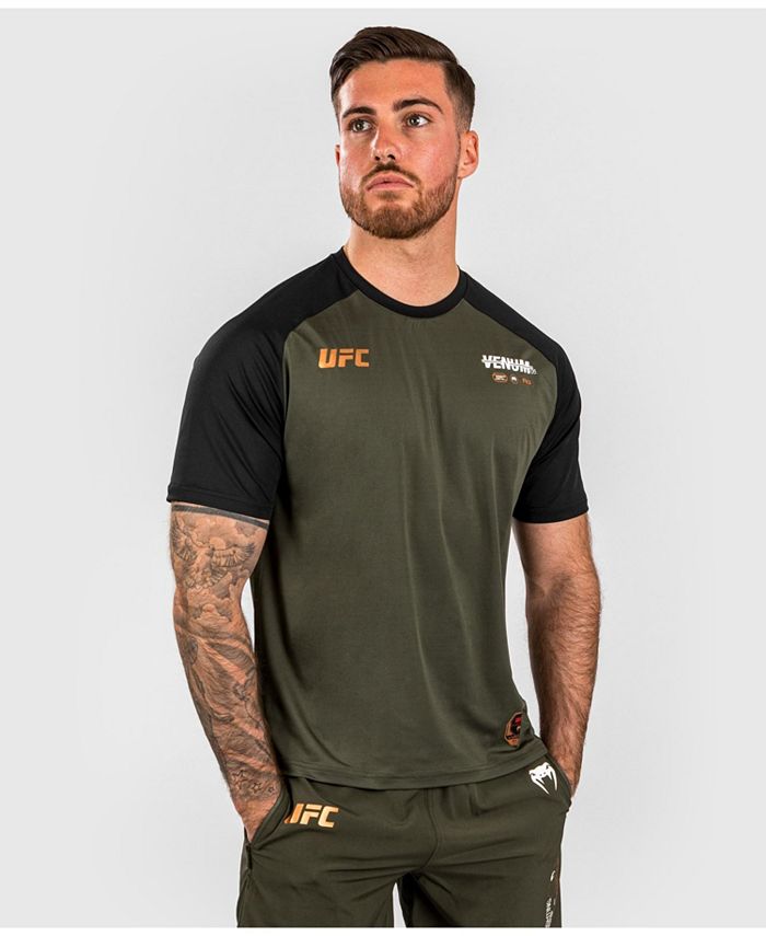 Men's UFC Authentic Adrenaline Fight Week Dry Tech Venum T-Shirt, Green