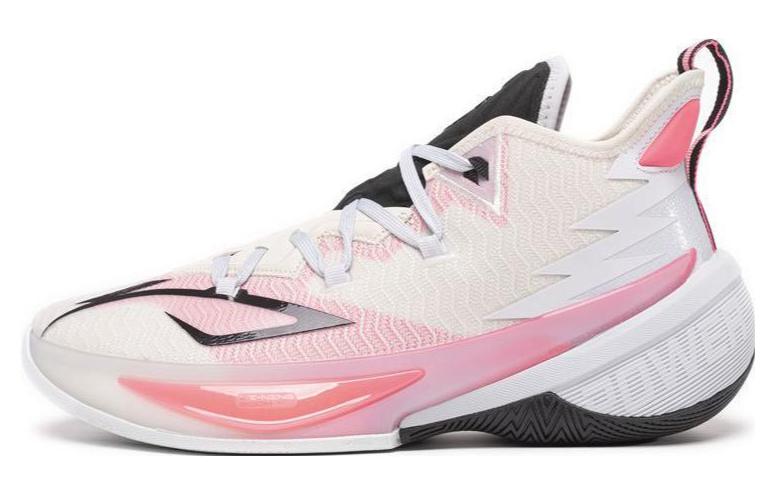 Li Ning Airstrike 9 Men's Basketball Shoes, White/Pink