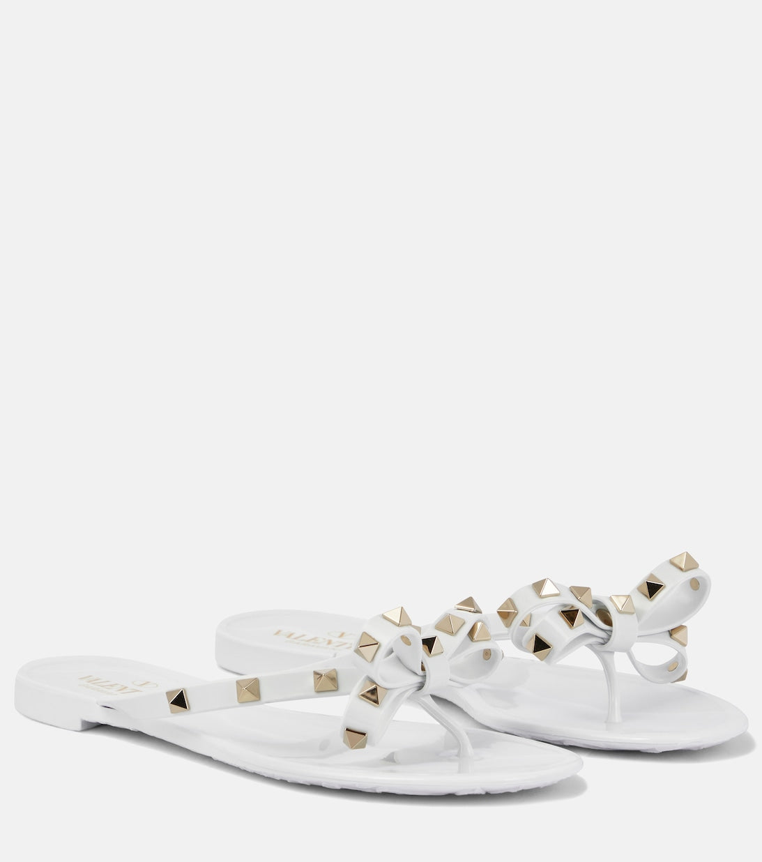 Valentino Garavani Rockstud PVC sandals Valentino Garavani, white