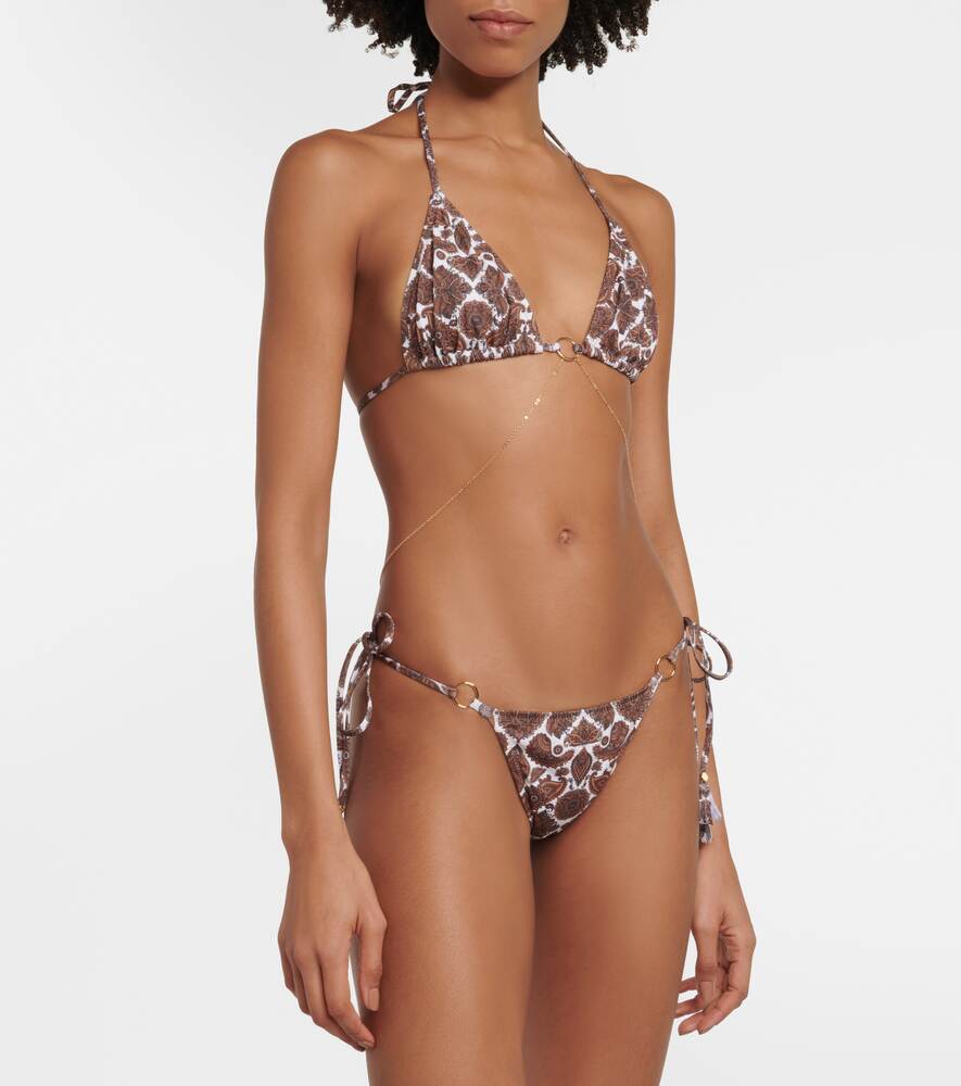 Bikini bottom with chain print BANANHOT, multicolor