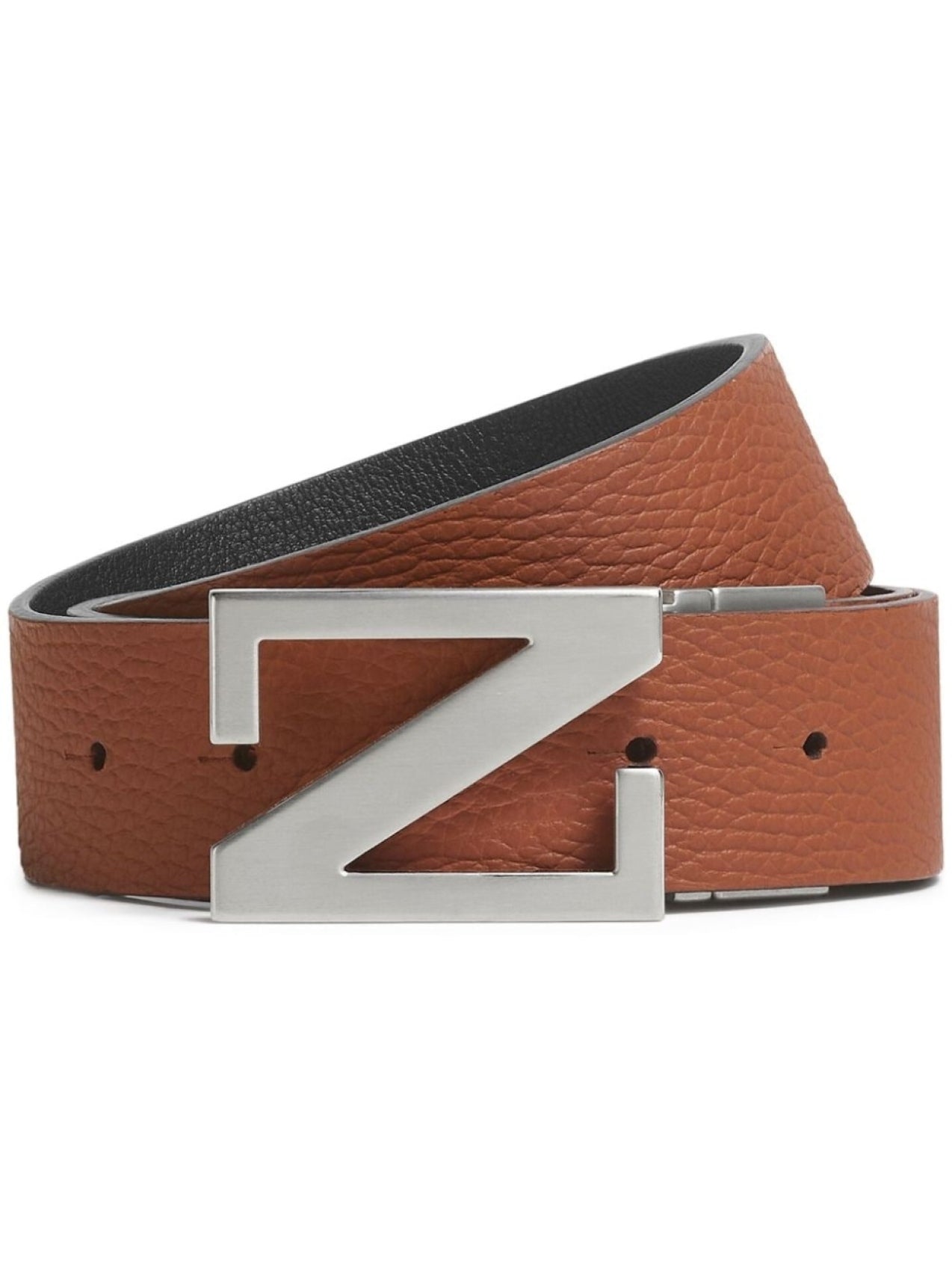 Zegna reversible belt, brown