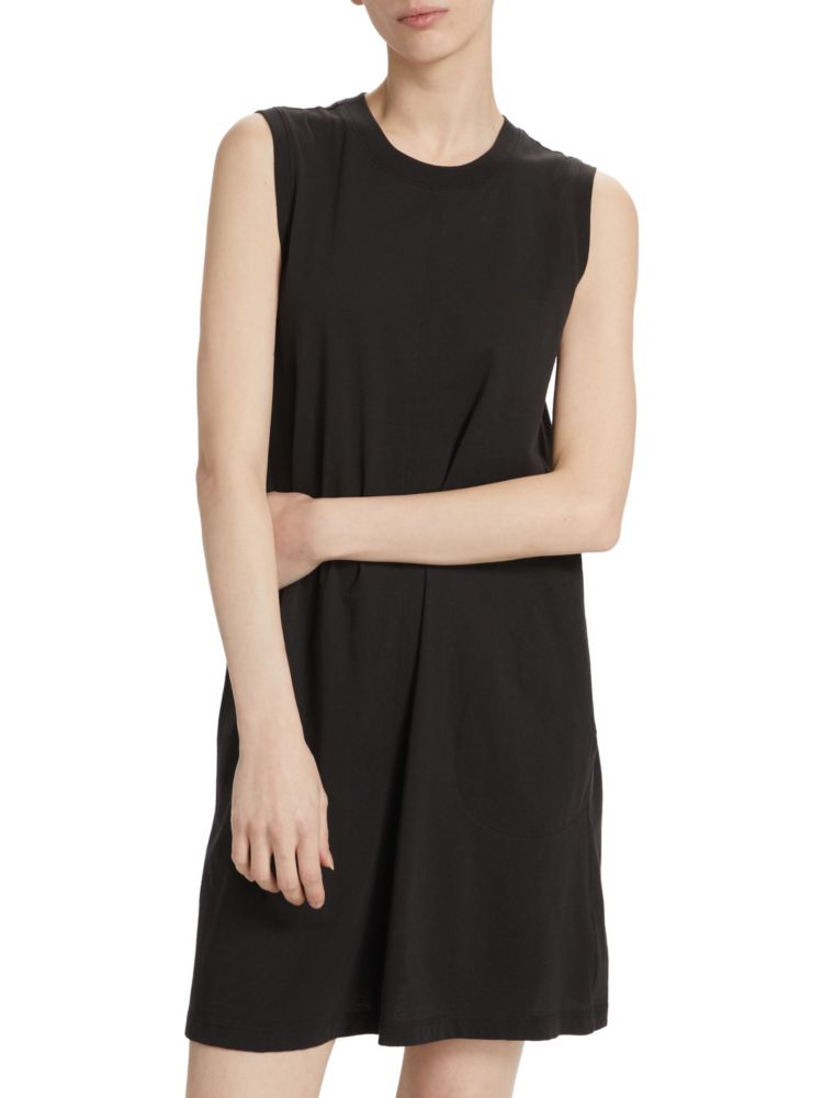 Atm Anthony Thomas Melillo Cotton Jersey Sleeveless Mini Dress, Black