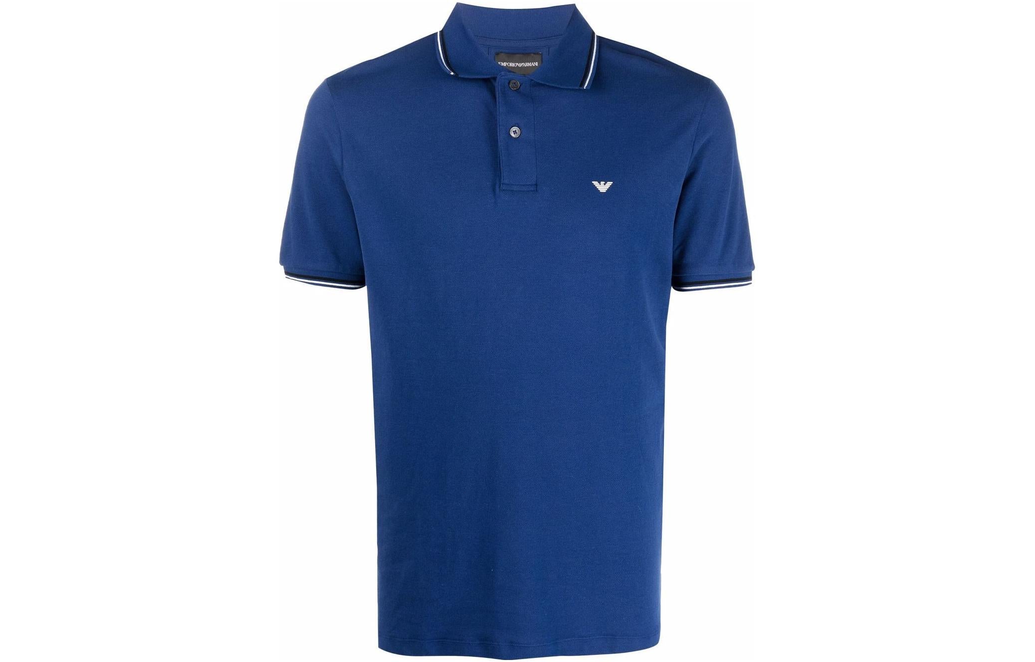 Emporio Armani men's polo shirt, blue