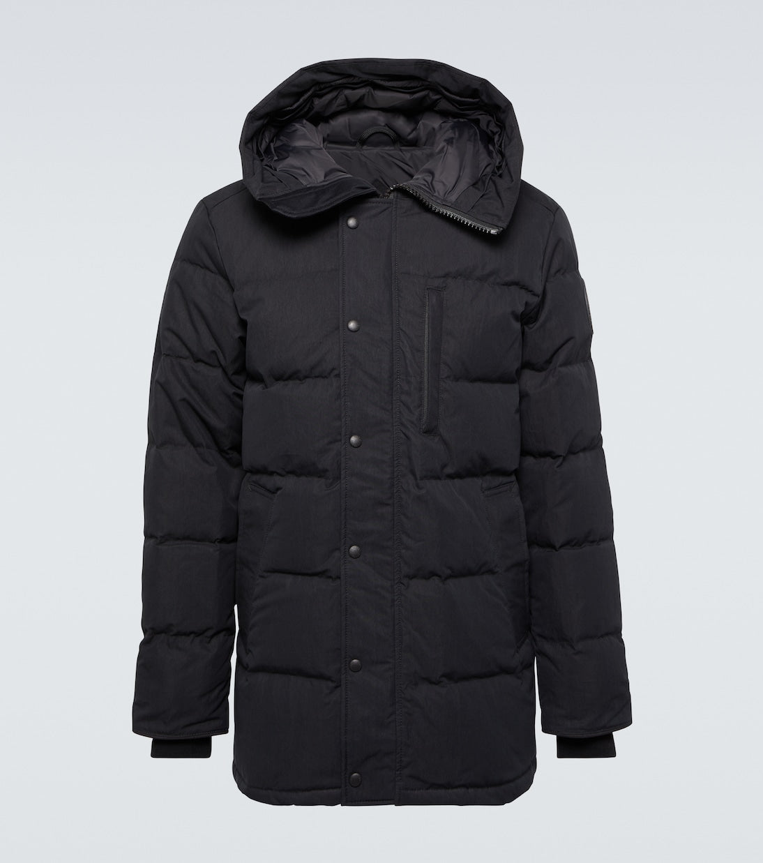 Carson Canada Goose Quilted Parka, Black