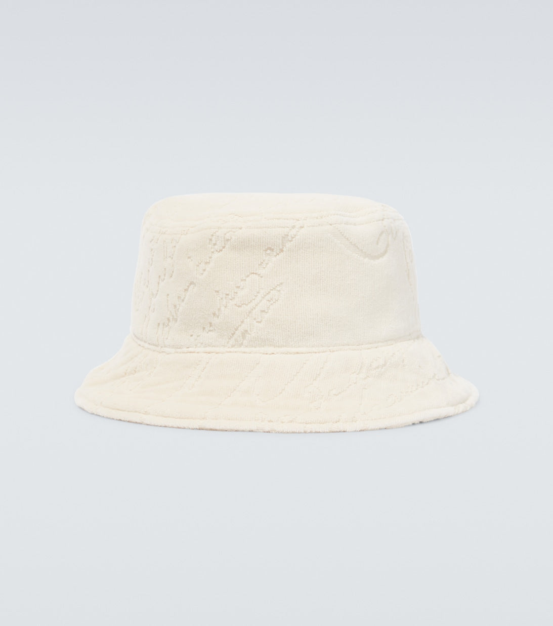 Berluti cotton Scritto bucket hat, white