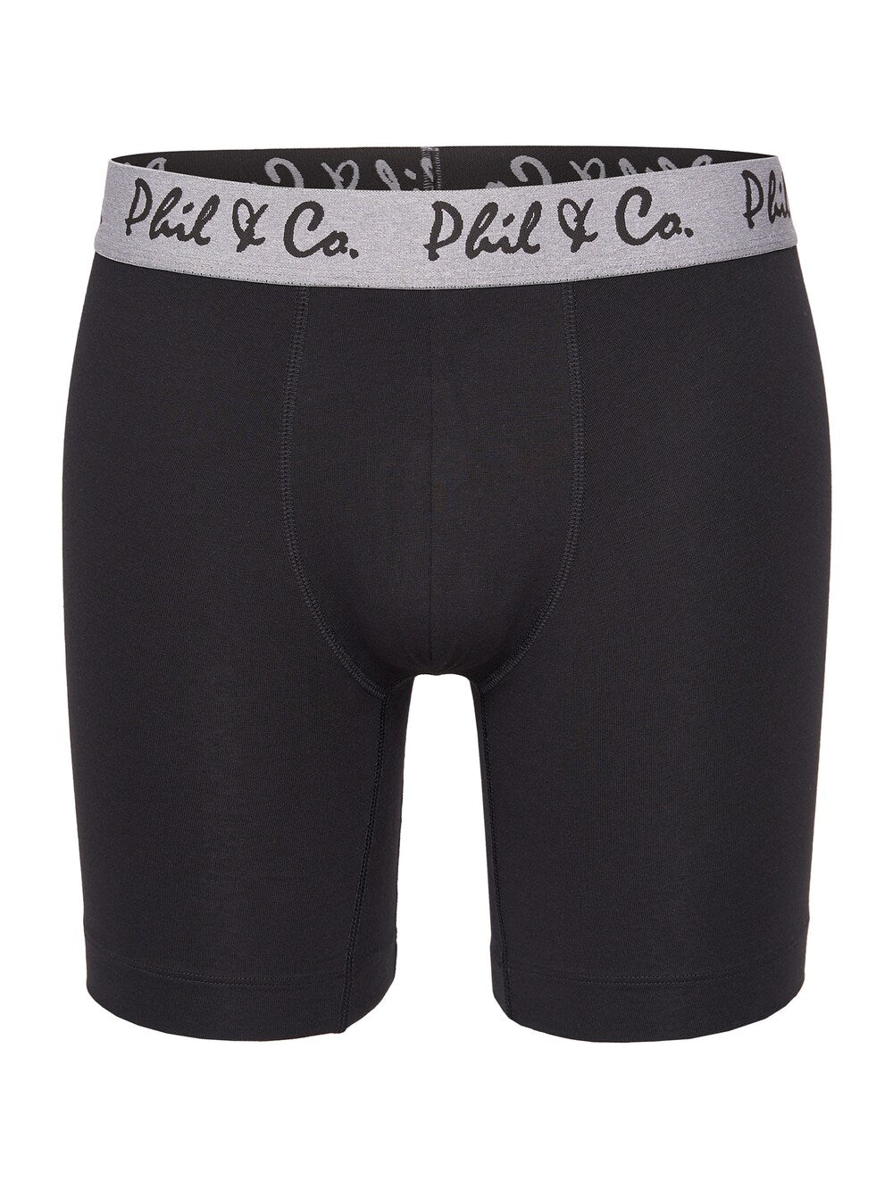 Boxer briefs Phil & Co. Berlin Jersey Long Boxer, black