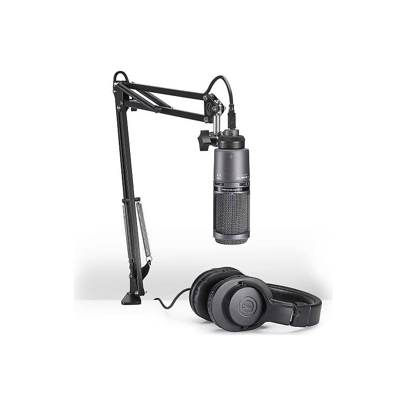 مجموعة بودكاست ميكروفون Audio-Technica AT2020USB+PK