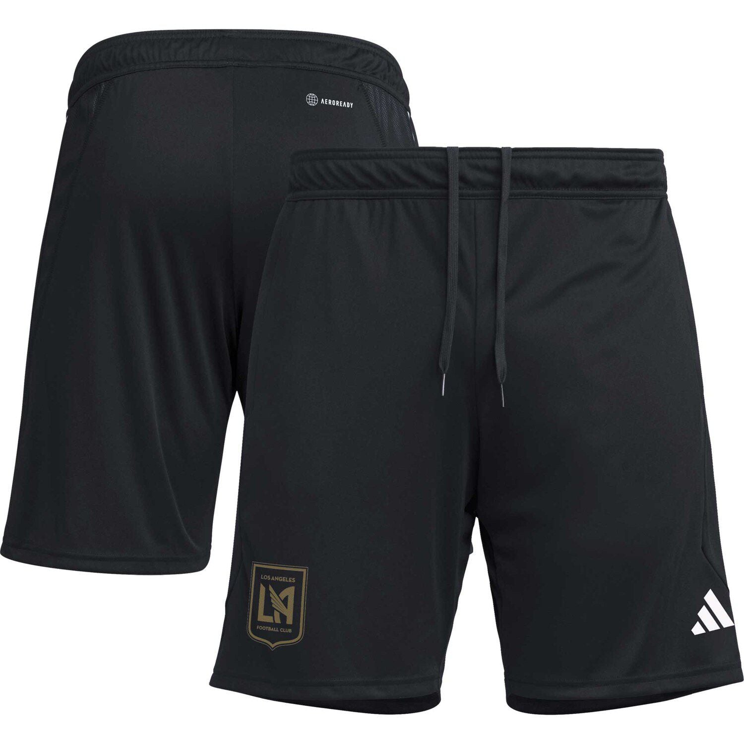 شورت تدريب LAFC 2023 AEROREADY On-Field للرجال باللون الأسود من adidas