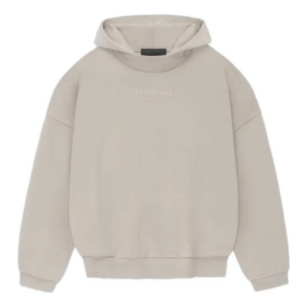 هودي Fear of God Essentials FW23 "Silver Cloud"، لون فضي سحابي