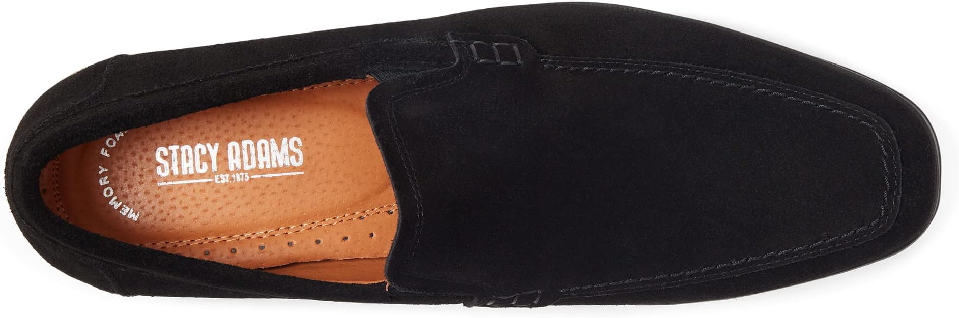 Pelton Moc Toe Slip-On Stacy Adams Loafers, black