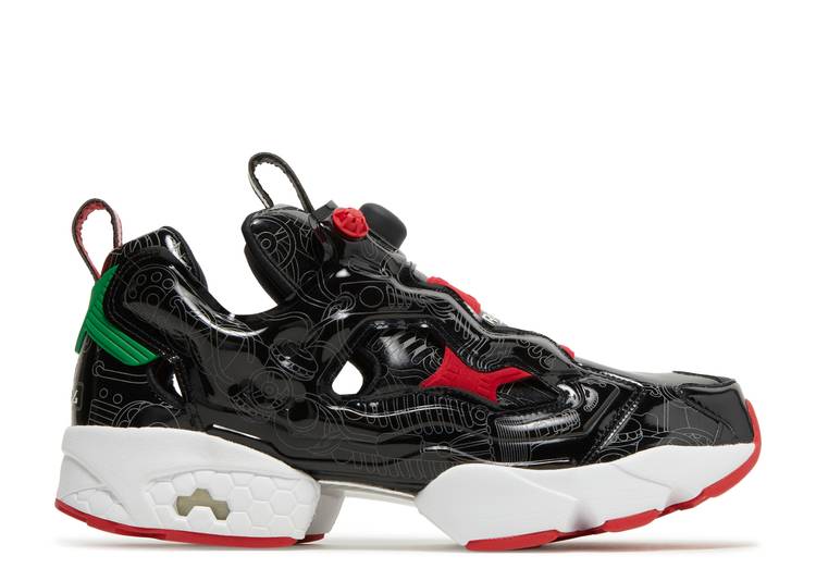 حذاء رياضي Reebok BAIT X ASTRO BOY X INSTAPUMP FURY 95 'BLUEPRINT'، باللون الأسود