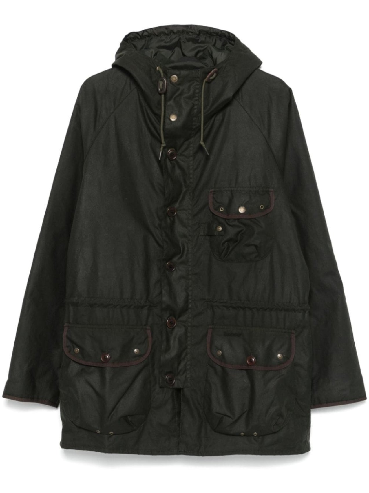 Barbour Coated Parka Green