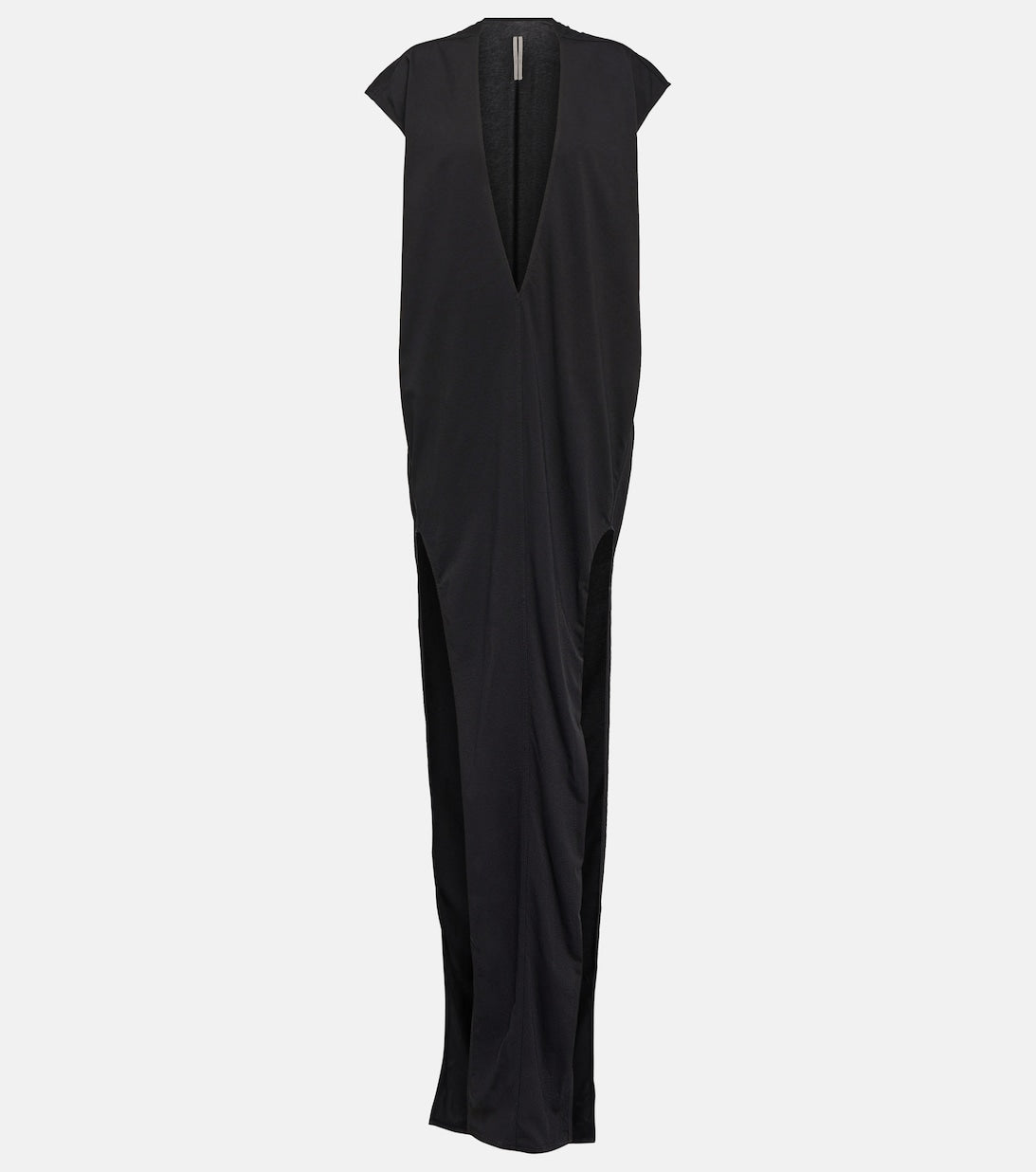 Arrowhead cotton maxi dress RICK OWENS, black