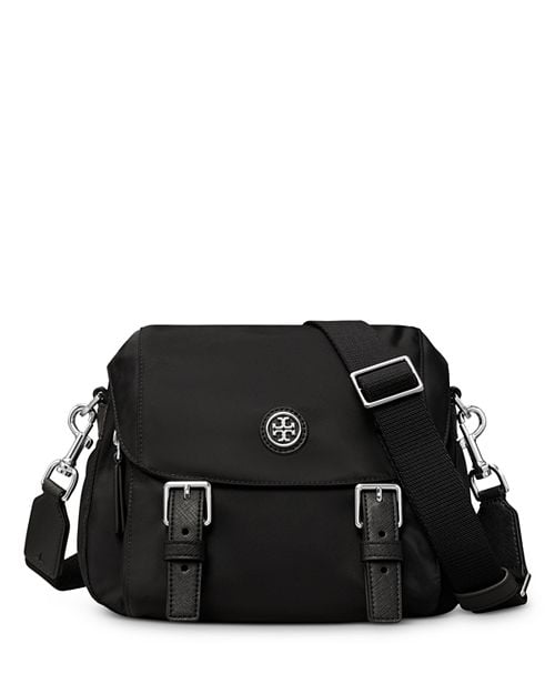 Virginia Tory Burch Small Messenger Bag, Black