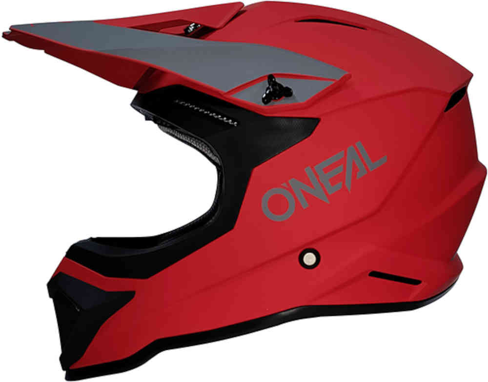 1SRS Oneal Hard Motocross Helmet, Red Matt