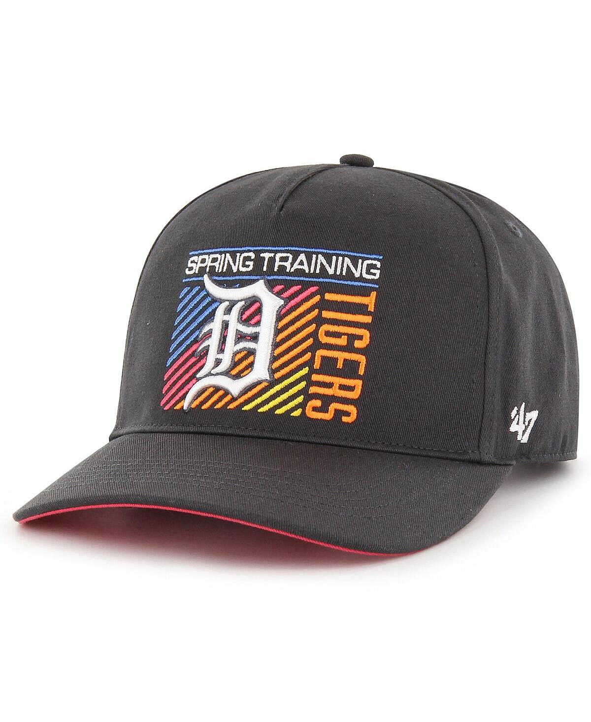 Men's Dark Gray Snapback Reflex Hitch Detroit Tigers 2023 Spring Training '47 Brand Baseball Cap