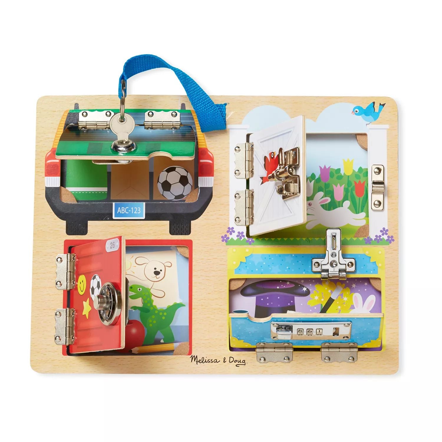 Melissa & Doug Lock and Latch Board Melissa & Doug