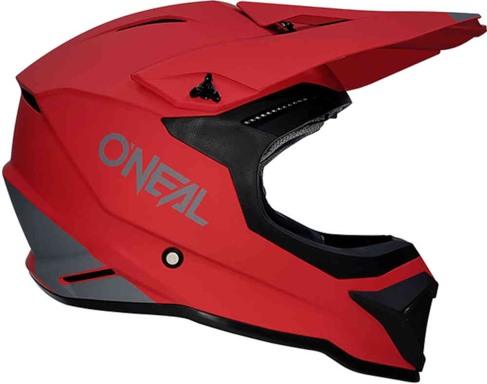 1SRS Oneal Hard Motocross Helmet, Red Matt