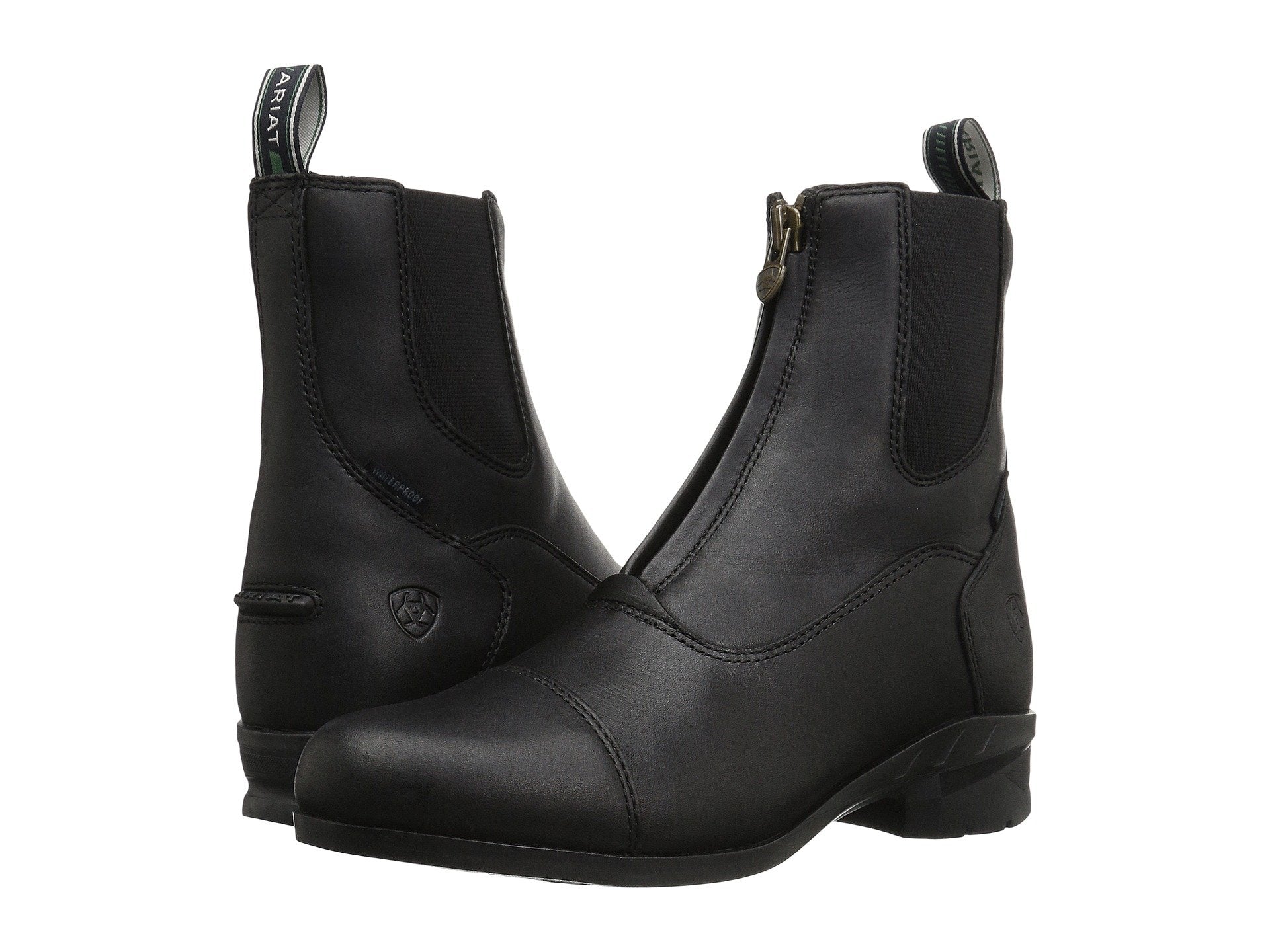 Ariat Heritage IV Zip Waterproof Boots, Black