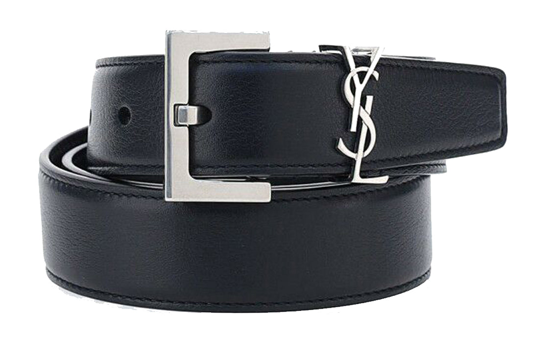 Belt women Saint Laurent Cassandre, black