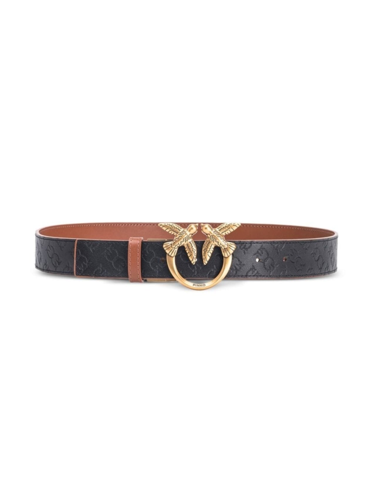 PINKO Belt Love Berry H3, Black