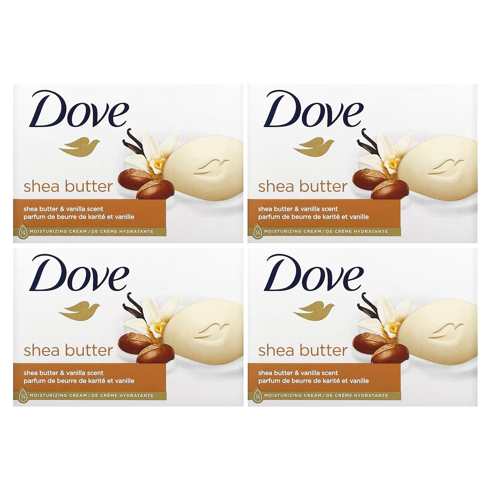 Dove Beauty Bar Soap Shea Butter and Vanilla