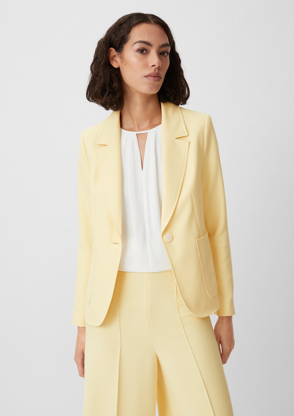 Blazer Comma, light yellow