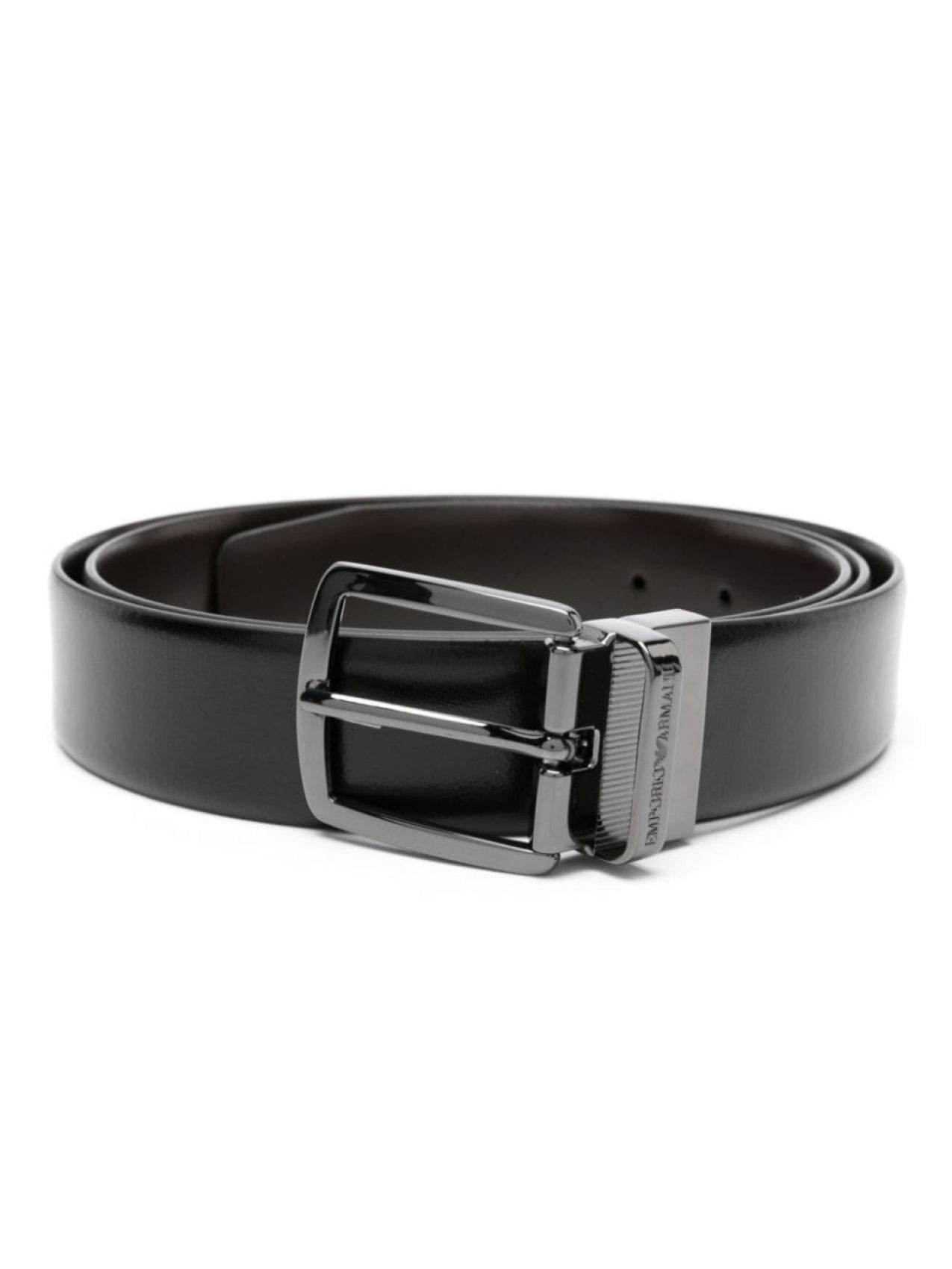 Emporio Armani leather belt, black