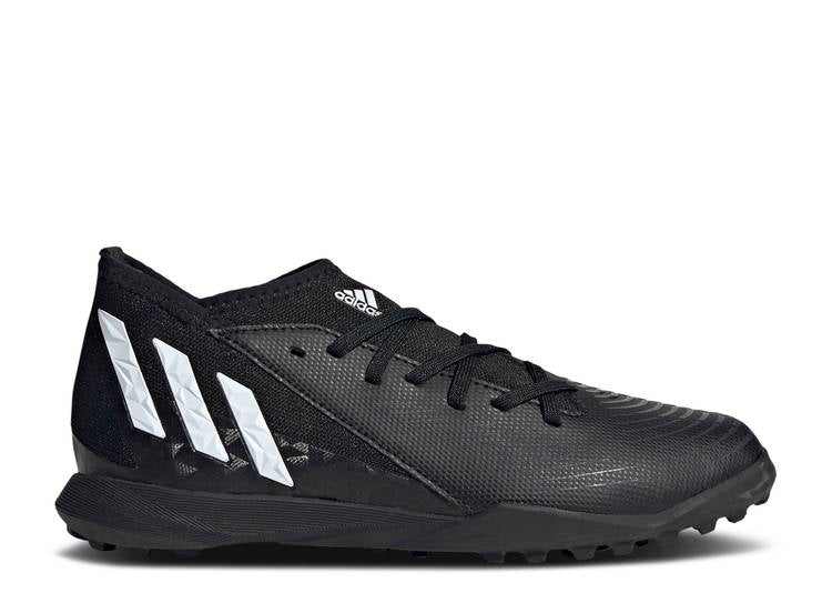 حذاء رياضي Adidas PREDATOR EDGE.3 TF J 'BLACK WHITE' باللون الأسود