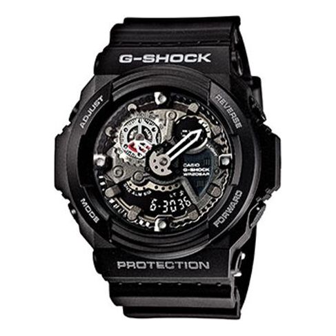 CASIO G-Shock Analog-Digital 'Black' Watch, black