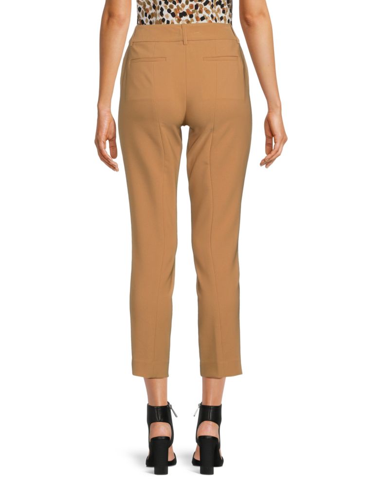 Tommy Hilfiger Cropped Work Pants in Tiger Eye Brown