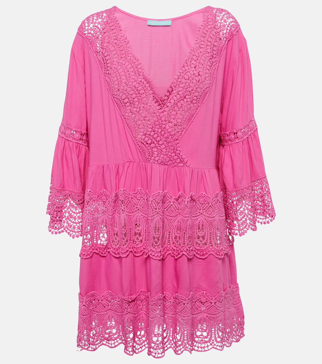 Vanessa mini dress with embroidery MELISSA ODABASH, pink