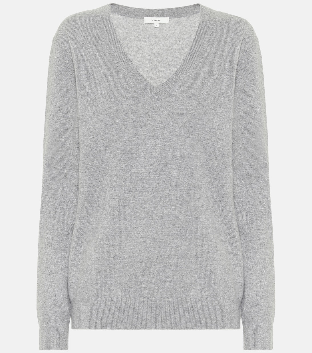 VINCE Cashmere V-Neck Sweater, Gray